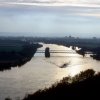 Duna a Bajor-erdő lejtője előtt 